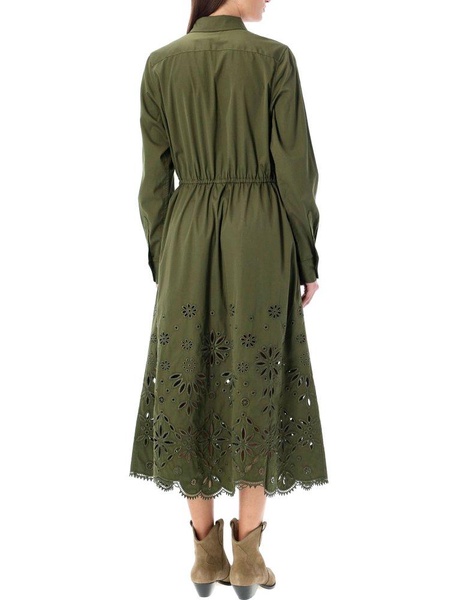 Polo Ralph Lauren Eyelet-Embroidered Shirt Dress