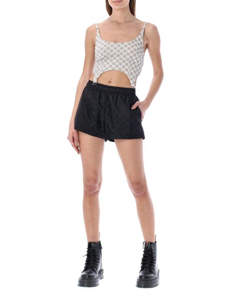 Misbhv Monogram Elasticated Waist Shorts