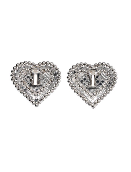 Alessandra Rich Heart Earrings