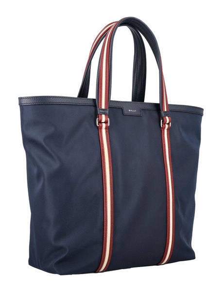 Bally Stripe-Detailed Tote Bag