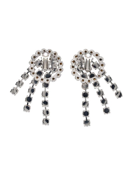 Alessandra Rich Embellished Clip Fastened Earrings