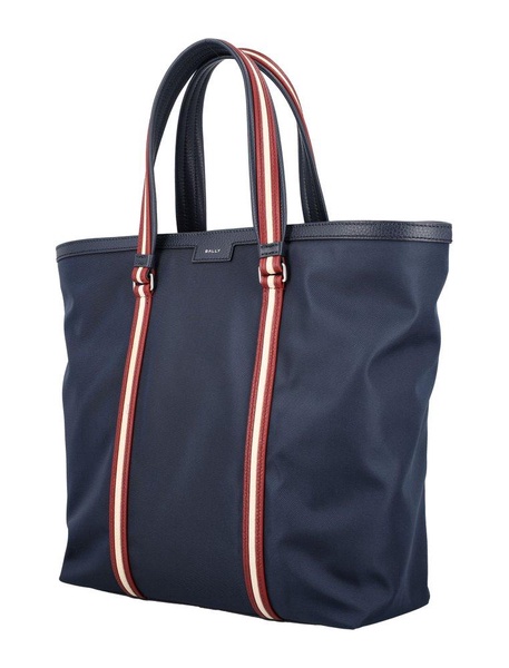 Bally Stripe-Detailed Tote Bag