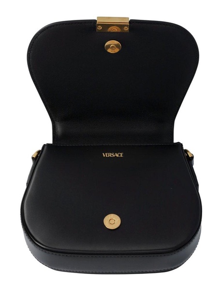 Versace Greca Goddess Foldover Small Shoulder Bag