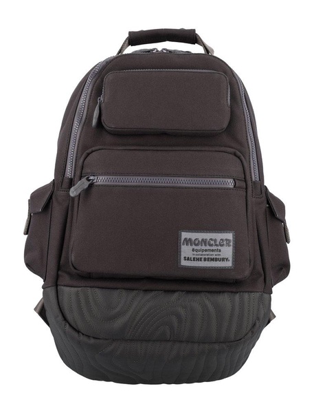 Moncler X Salehe Bembury Logo Patch Zip-Up Backpack