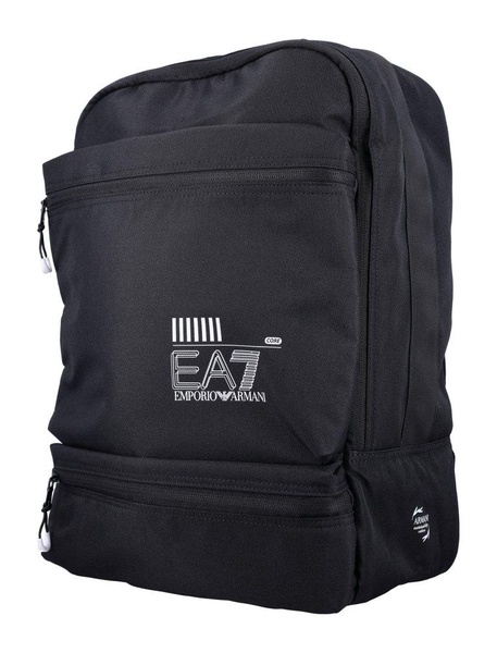 Ea7 Emporio Armani Logo-Printed Zipped Backpack