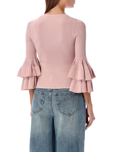 Zimmermann Illustration Tiered Ruffle Top