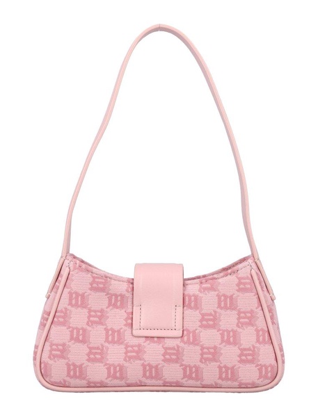 Misbhv Jacquard Logo Plaque Shoulder Bag