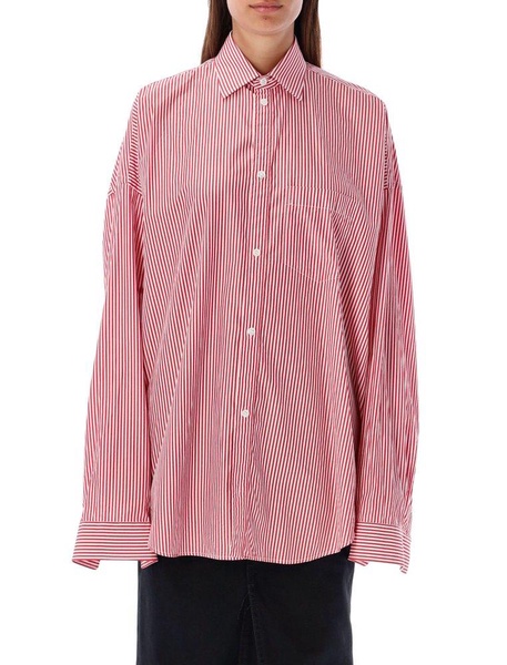 Balenciaga Striped Oversized Shirt