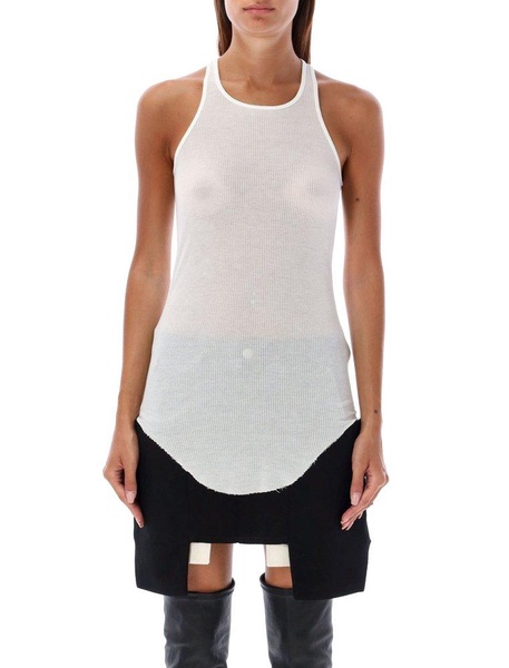 Rick Owens Racer Back Ribbed Tank Top