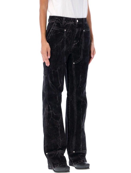 Stella McCartney Straight Leg Velvet Jeans