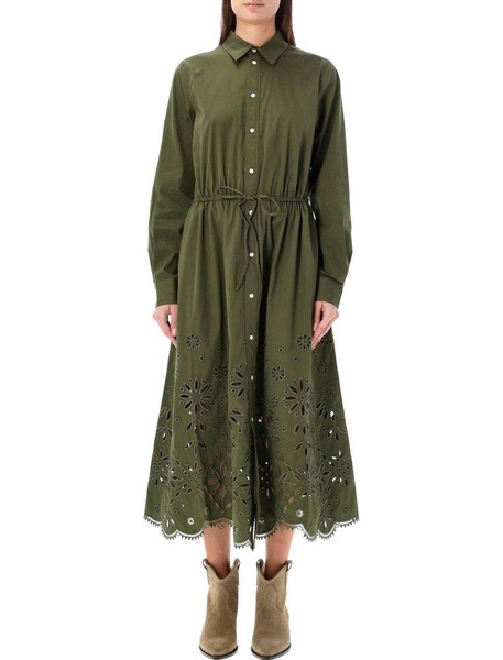 Polo Ralph Lauren Eyelet-Embroidered Shirt Dress