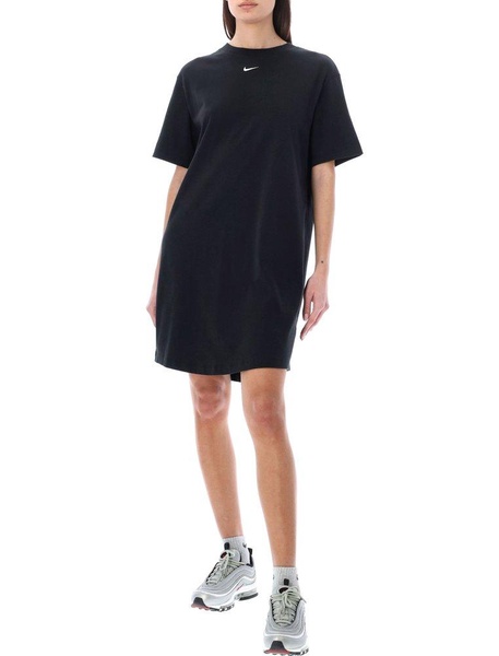 Nike Logo Embroidered T-Shirt Dress