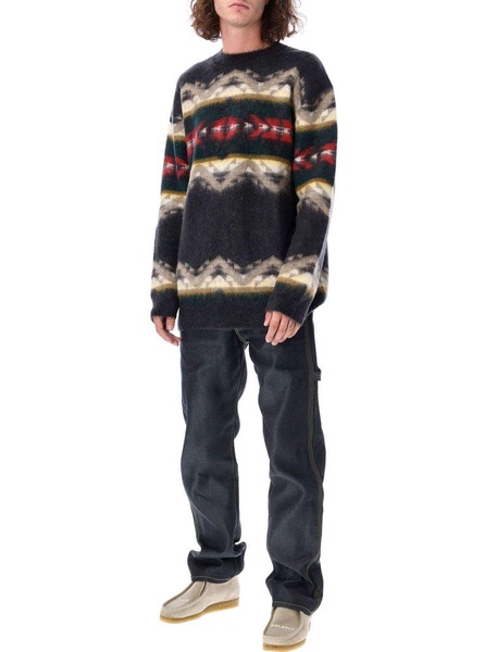 Junya Watanabe Pendleton Crewneck Knitted Sweater