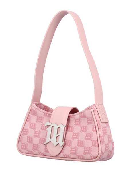 Misbhv Jacquard Logo Plaque Shoulder Bag