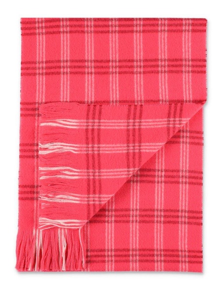 Marni Tartan Logo Patch Scarf