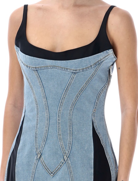 Corset Denim Dress