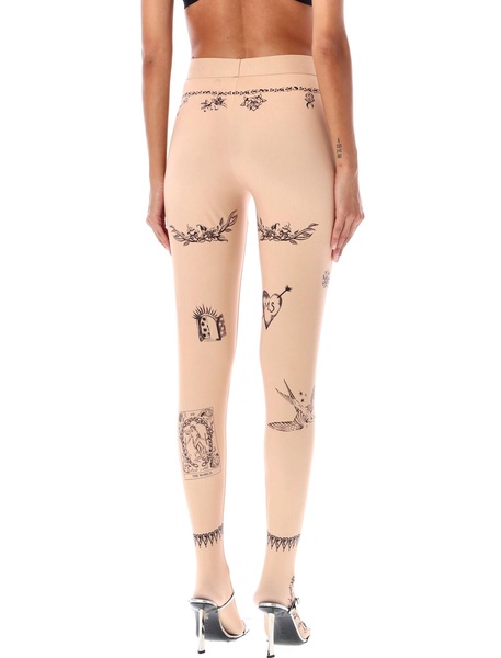 Marine Serre Tattoo Leggings