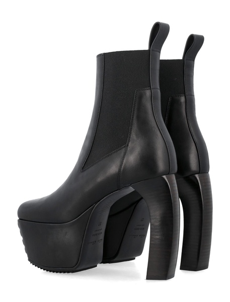 Porterville Beatle Banana leather ankle boots