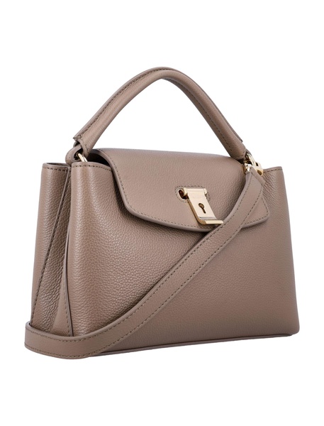 Bally Logo Engraved Foldover Top Tote Bag