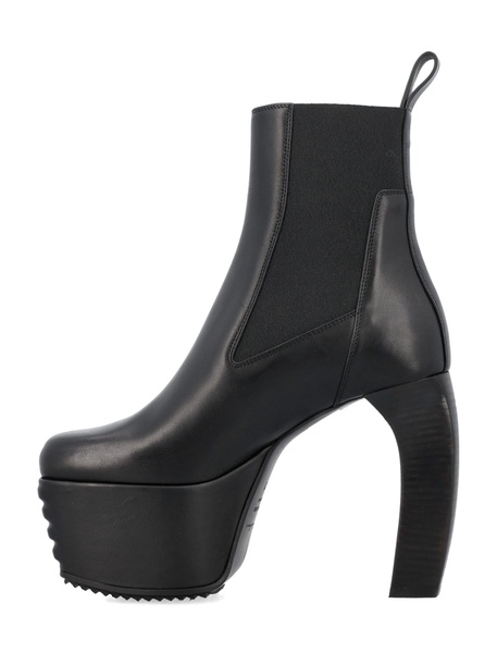 Porterville Beatle Banana leather ankle boots