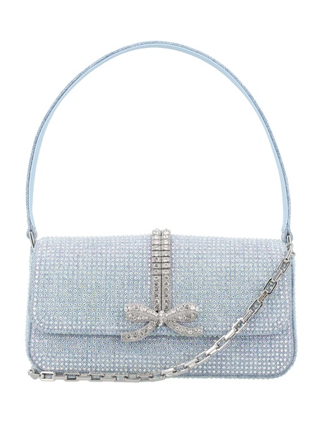 Rhinestone Denim Micro Bag