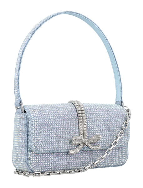 Rhinestone Denim Micro Bag