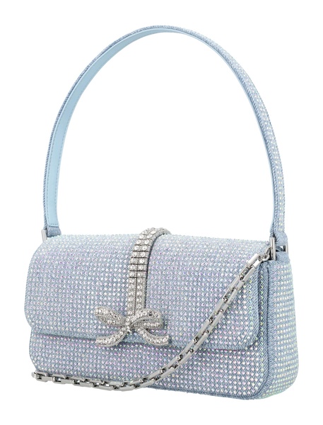 Rhinestone Denim Micro Bag