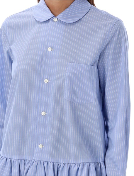 Like boys Girl Ruffled Striped Poplin Shirt