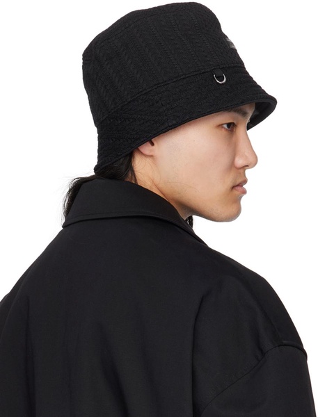 Black Les Sculptures 'Le bob Belo' Bucket Hat