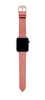 Ted Baker Coral Saffiano Leather Strap Logo & Magnolias for Apple Watch® (Model: BKS42S209B0)