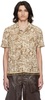 Beige Flower Shirt