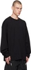 Black Oversized Long Sleeve T-Shirt