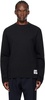 Three-Pack Black Relaxed-Fit Long Sleeve T-Shirt