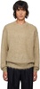 Beige Super Kid Mohair Sweater