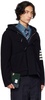 Navy 4-Bar Duffle Coat