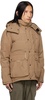 Beige Takibi Down Jacket