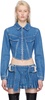 Blue Corset Denim Jacket