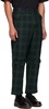 Black & Green PTB Trousers