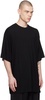 Black Oversized Creased T-Shirt