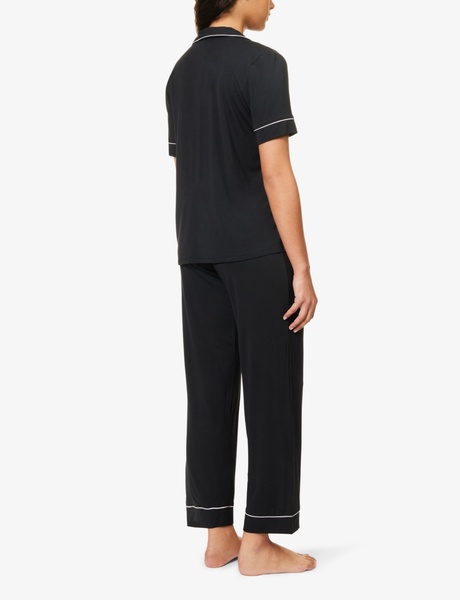 Gisele stretch-woven pyjama set