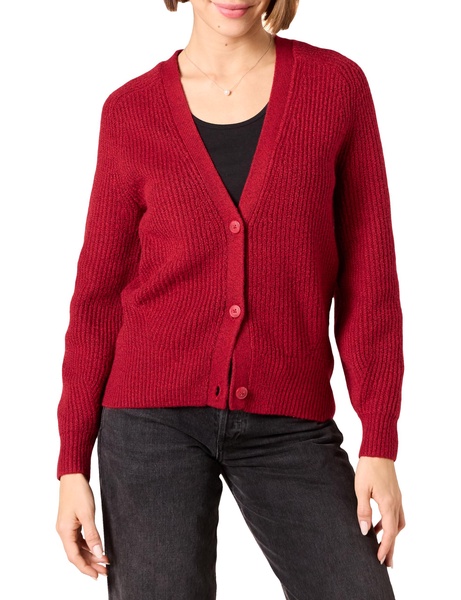 Amazon Essentials Women's Soft Touch Ribbed Blouson Cardigan