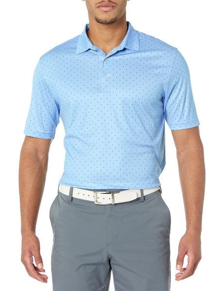 Greg Norman Collection Men's Compass Polo Blue