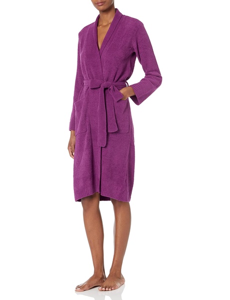 N Natori womens Aura-solid Robe Length 40" Bathrobe