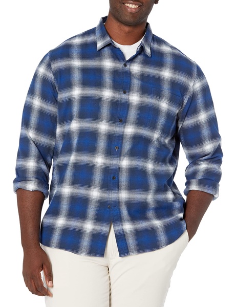 Amazon Essentials Men's Slim-Fit Long-Sleeve Plaid Flannel Shirt (Limited Edition Discontinued Colors