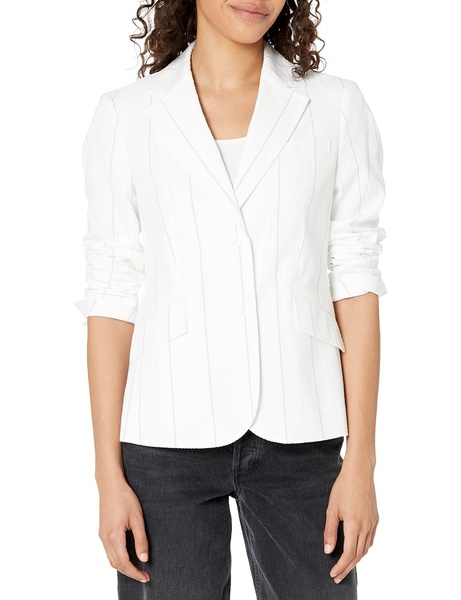 Anne Klein Women's Two Button Notch Collar Jacket