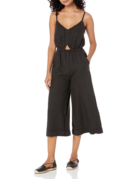 Joie Womens Maisie Jumpsuit in Caviar