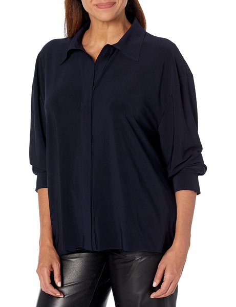 Norma Kamali Women's Oversized Boyfriend Nk Shirt