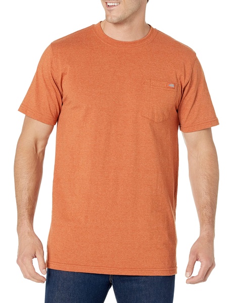 Dickies mens Short Sleeve Heavyweight Heathered T-shirt - Discontinue