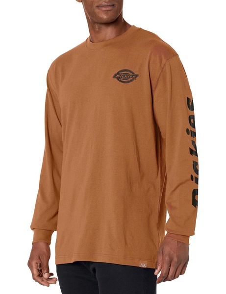 Dickies Men's Long Sleeve Heavyweight Logo T-Shirt