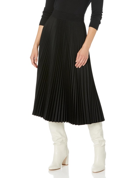 Theory Women's Classic Pleat Midi Skirt